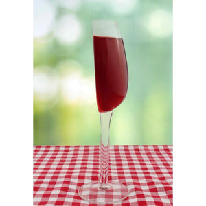 Meio copo de vinho