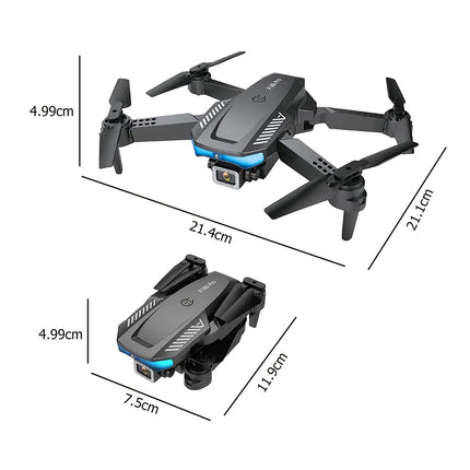 Drone KLACK® Pro 4K 3 Câmaras (Autonomia: 15 minutos - Preto)