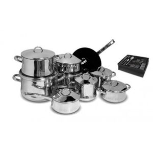 TREM DE COZINHA 9 PEÇAS LOTUS SILAMPOS (Oferta Faqueiro 24 peças)