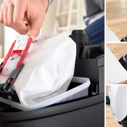 Aspirador com Saco Bosch Serie 4 ProSilence BGL41SIL1H - Branco