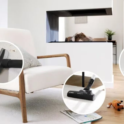 Aspirador com Saco Bosch Serie 4 ProSilence BGL41SIL1H - Branco