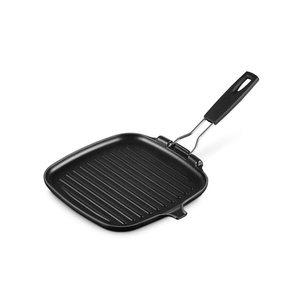 Grelhador quadrado com pega dobrável Le Creuset