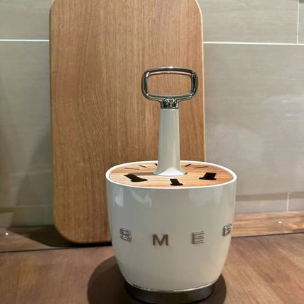 Smeg Cutlery Caddy Kitchenware Collection Preto