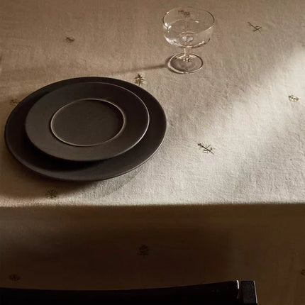 TOALHA DE MESA ALGODÃO LINHO BORDADOS NATAL