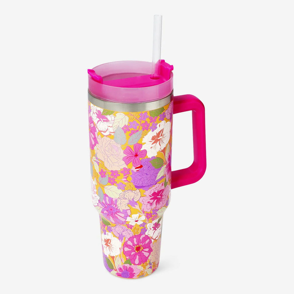 Copo com estampado floral - 1,2 L