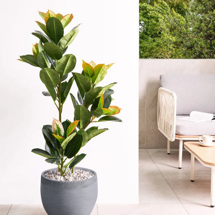 Vaso ZAKROS 38 cm Cinzento