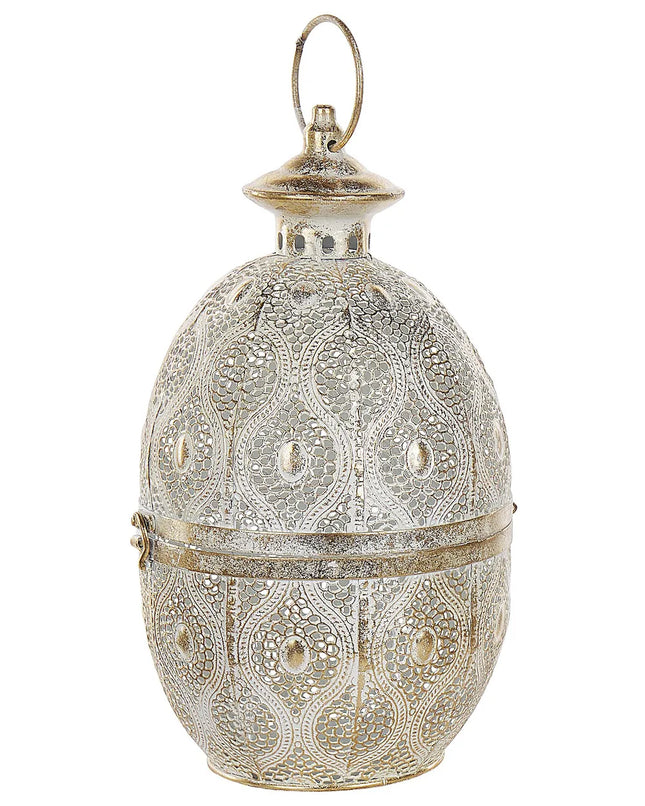 Lanterna AMORGOS Metal 34 cm Dourado