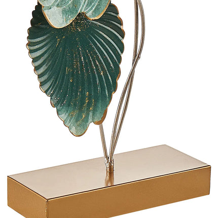 Acessório decorativo Folha SODIUM Metal Azul esverdeado