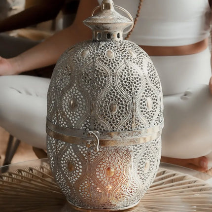 Lanterna AMORGOS Metal 34 cm Dourado