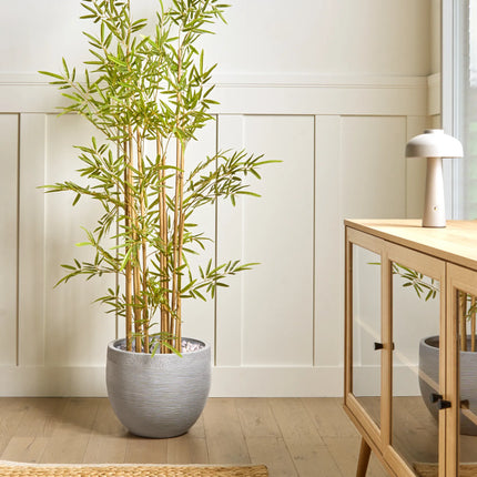 Vaso ZAKROS 38 cm Cinzento