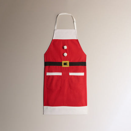 Avental natalício de algodão sustentável Noel Daddy