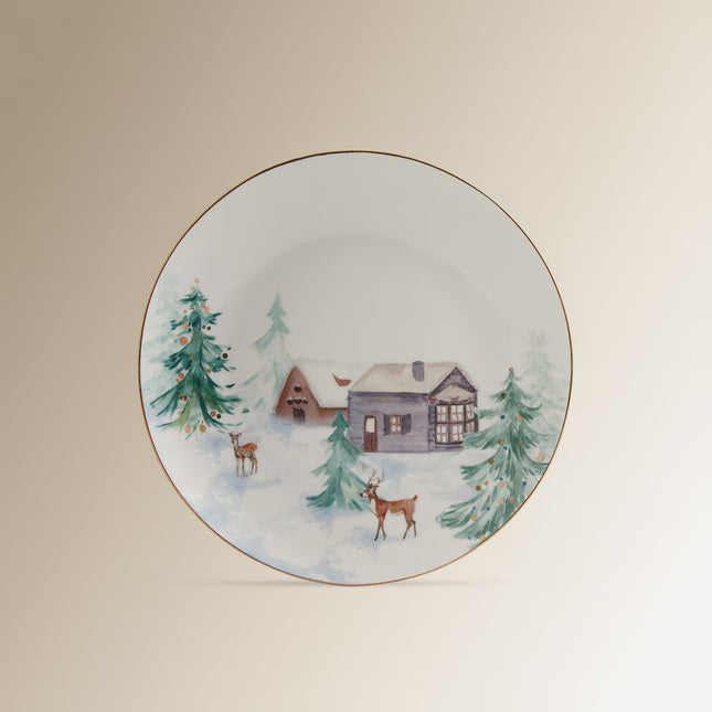 Prato de Sobremesa Polo Norte Natal