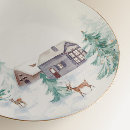 Prato de Sobremesa Polo Norte Natal