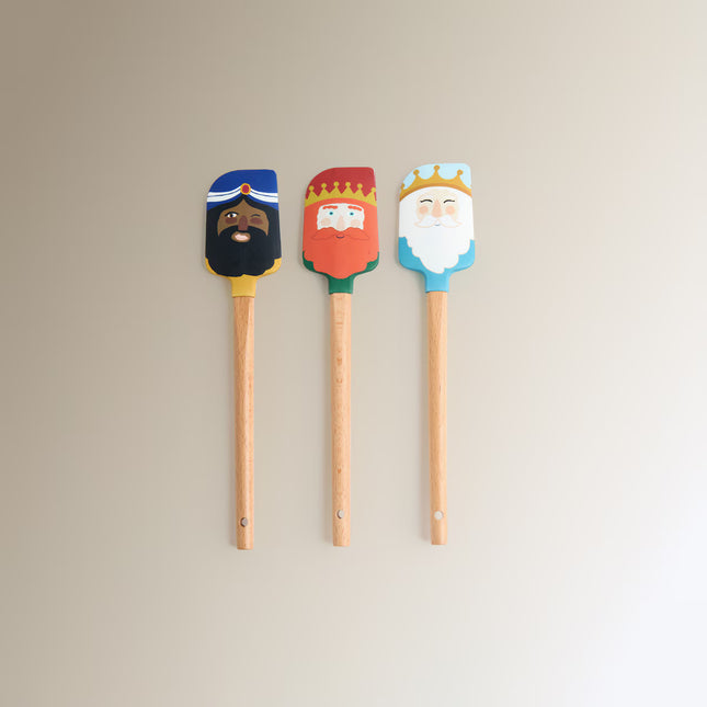 Conjunto de 3 Espátulas Reis Magos Natal