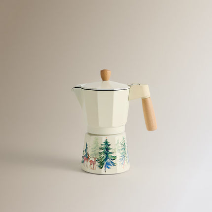 Cafeteira de Alumínio Pai Natal