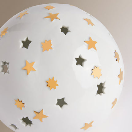 Bola de Cerâmica com Luz LED Natal