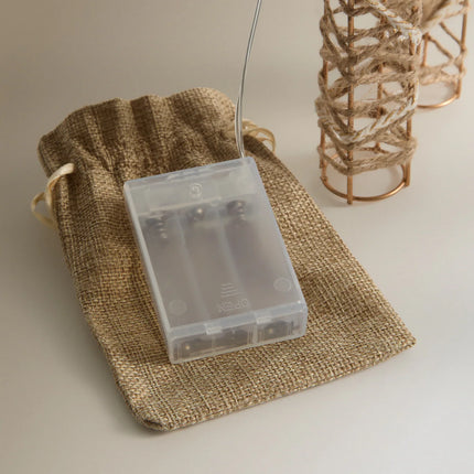 Figura Rena de Pé em Fibra com 35 Luzes LED Natal