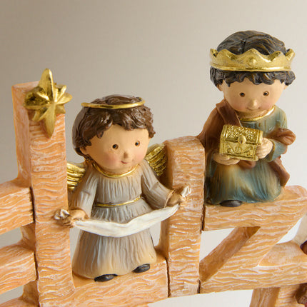 Figura Infantil Presépio Feliz Natal