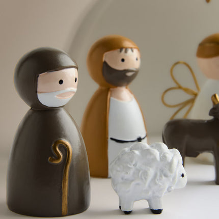 Conjunto de Figuras Infantis Presépio Natal