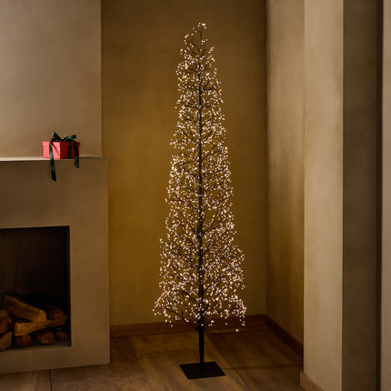 Árvore de Natal Contemporânea com 3000 Luzes LED para Exterior Odense