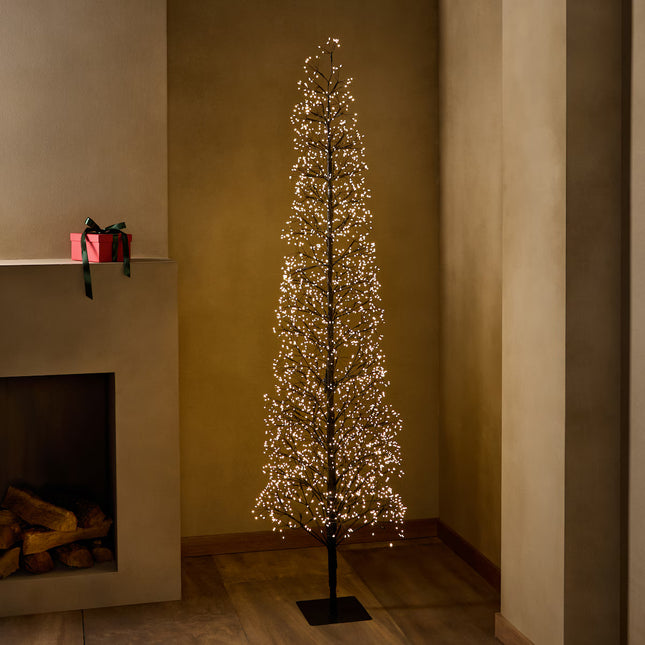 Árvore de Natal Contemporânea com 3000 Luzes LED para Exterior Odense