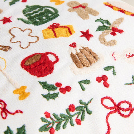 Almofada Decorativa Retangular com Bordado Whimsical